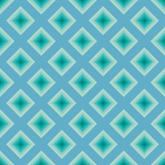 Geometric pattern. Seamless surface pattern design with pastel blue colors square ornament. For design, textiles.