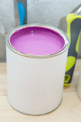 a set of tools for painting a house