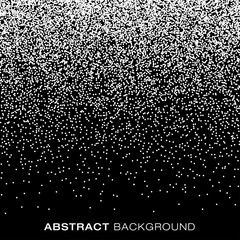 Abstract Gradient Halftone Snow Flake Dots Background. Vector illustration.