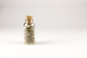 Corked Jar with Fools Gold