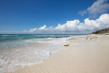 beautiful seascape and gentle wave