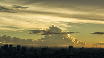 Mighty Afternoon Sky Over The City