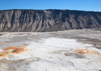 Mammoth hot springs