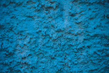 textured blue wall