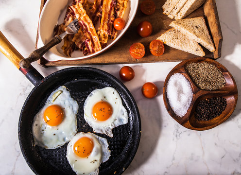 Egg and bacon