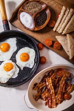 Egg and bacon