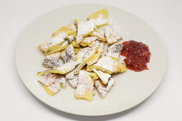 kaiserschmarrn with berries marmalade