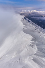 Obraz premium mountain landscape in winter