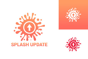 Splash Update Logo Template Design Vector, Emblem, Design Concept, Creative Symbol, Icon