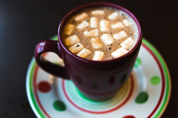 Coffee cup in coffee shop