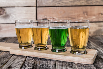 St. Patrick's day Beer Flight