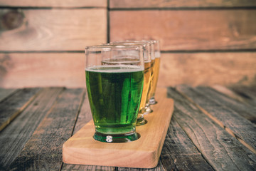 St. Patrick's day Beer Flight