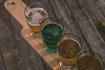 St. Patrick's day Beer Flight