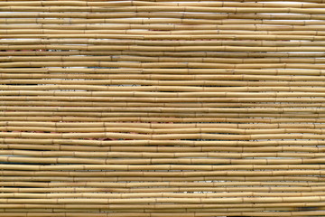 Zaunelement aus Bambus