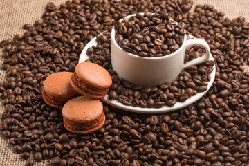 macaroons coffee