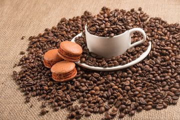 macaroons coffee