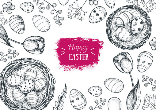 Easter Egg Drawing Fun! With a Twist... - Drawings Of...