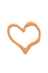 Makeup tonal foundation isolated on a white