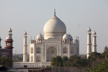 View to Taj Mahal, Agra, India