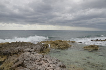 mar y nubes