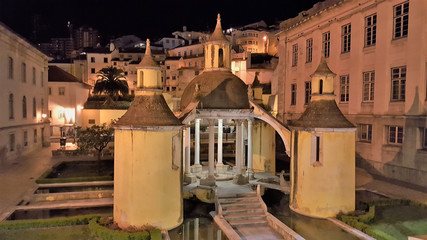 Fototapeta na wymiar Portugal, cours de l’hôtel de ville de Coimbra