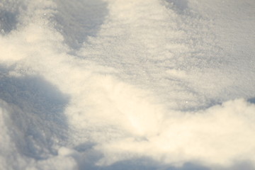 Fototapeta premium snow cover on the ground