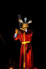 Fototapeta premium Imagen de la talla de jesus del gran poder en procesión