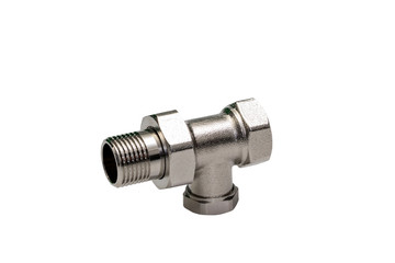 hydraulic connector on a white background