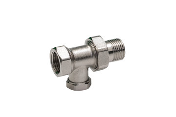 hydraulic connector on a white background