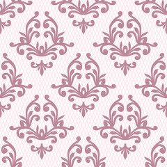 Fototapeta na wymiar Vector damask seamless pattern background. Elegant luxury texture for wallpapers, backgrounds and page fill.