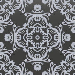 Oriental ornament. Textile print. Islamic vector design. Floral tiles.