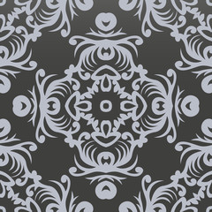 Oriental ornament. Textile print. Islamic vector design. Floral tiles.