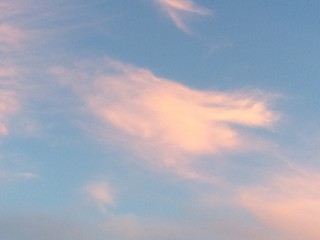 Wolken am Abend