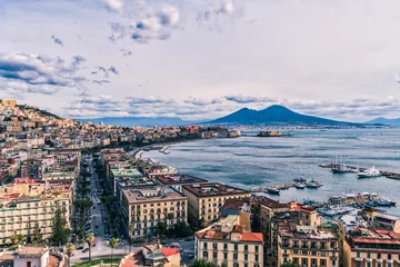 Foto auf Acrylglas Die Schönheit von Neapel an einem ruhigen Wintertag, Februar 2018 © Luigi L. Silipo