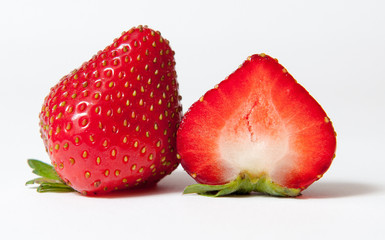 Half of strawberry