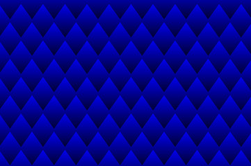 Square vector pattern, Rhombus background - blue