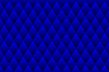 Naklejka premium Square vector pattern, Rhombus background - blue