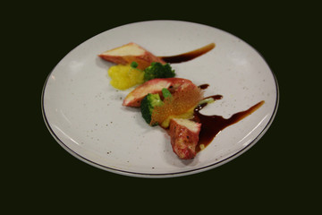 food, art,  creative, fruit, preparation, decoration, present, bouquet, original, syrup, catering, beautiful, design, nature, green, pattern, closeup, healthy, fresh, colorful, culture, delicious, coo