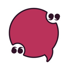 Speech bubble design