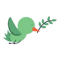 Cute bird icon