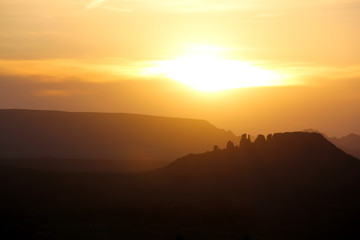 sunset in Sedona Arizona