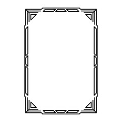 vector image, decorative ornamental frame, original design