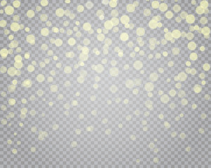 Light abstract glowing bokeh lights