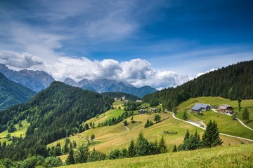 Solcava Panoramic Road in Summer