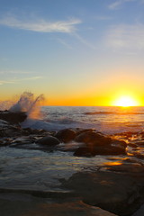 Sonnenuntergang am Meer