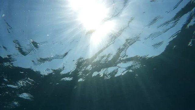 Water Surface and Sun, Dangerous, 4k
