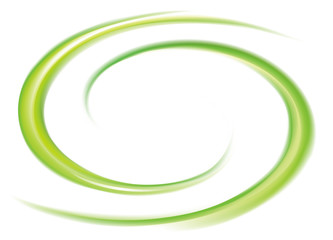 Vector swirling backdrop green color