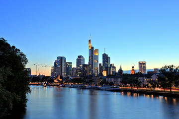 Frankfurt am Main Downtown Cityscape