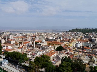 Fototapeta na wymiar Panorama von Cagliari