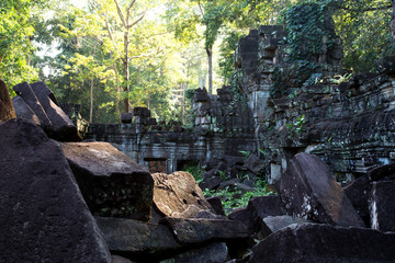 Fototapeta na wymiar Preah Khan Temple, Temples of Angkor, Cambodia
